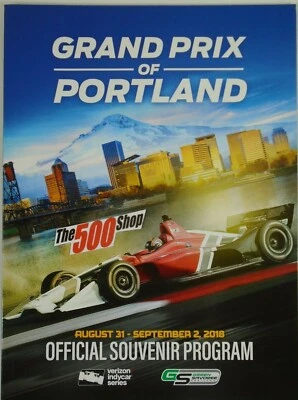 2018 Grand Prix of Portland IndyCar Souvenir Program Takuma Sato - Image 1 of 4