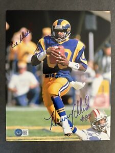Henry Ellard autographed signed 8x10 photo Beckett BAS COA Los Angeles Rams NFL