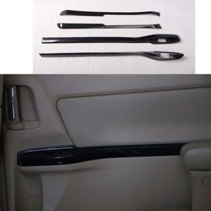 Rear Window Lock Lift Strip Frame For Toyota Alphard RHD Trim 08-14 Carbon Fiber - Picture 1 of 10