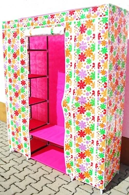 XXXL Kleiderschrank Textilschrank Faltschrank Campingschrank 175 x 145 x 45 cm - Bild 1 von 4