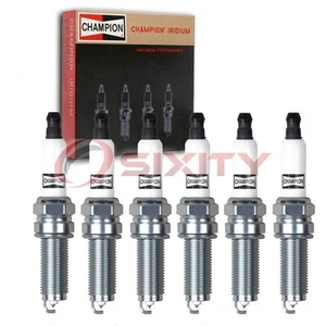 6 pc Champion Iridium Spark Plugs for 2011-2020 Dodge Charger 3.6L V6 bc - Picture 1 of 5