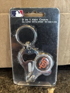 San Francisco Giants 3 in 1 Schlüsselanhänger Flaschenöffner Nagelknipser Neu - Bild 1 von 2