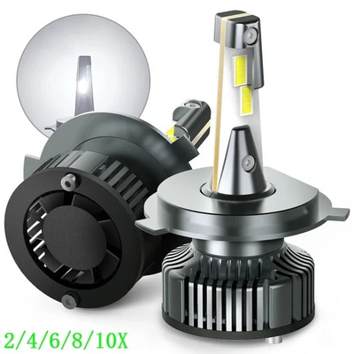 Auxito H4 LED Headlight 9003 Bulb Car 16000LM 36W Hi-Lo Beam CANBUS 6500K 2/4X - Image 1 of 4