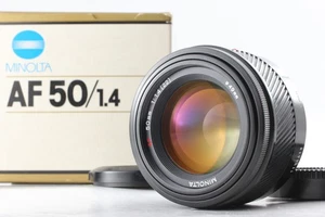【 TOP MINT in Box】 Minolta AF 50mm F1.4 standard Lens Minolta A Mount From JAPAN - Picture 1 of 9