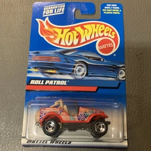 1999 Hot Wheels Roll Patrol 2000 Jeep CJ 4x4 All Metal Casting  - Picture 1 of 6