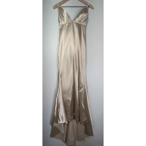 Hebeos Champagne Wedding Dress New with Tags Bridal Gown, Adjustable Straps - Picture 1 of 17