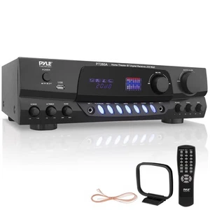 Pyle Digital AM FM Stereo Receiver 200 Watt Power Karaoke Mixer Receiver - Picture 1 of 8