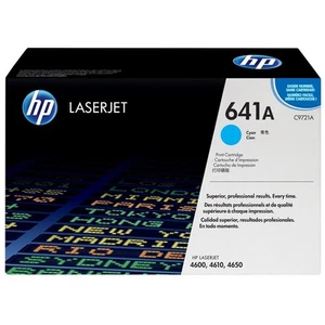 HP LaserJet Toner Cartridge 641A, ( C9721A) Original , Cyan - Picture 1 of 1