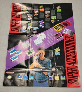 Vintage HW(B)-SNS-USA SNES Super Nintendo Wiring Poster 1991 Super Zubehör - Bild 1 von 14