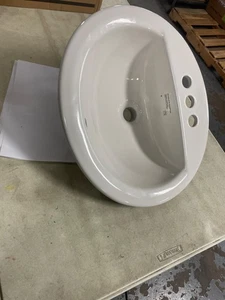 PROFLO PF19164 Rockaway 19" ovale Spüle, weiß - Bild 1 von 3