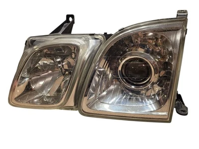 1998-2002 Lexus LX470 genuíno conjunto de farol lateral esquerdo do motorista halogênio fabricante de equipamento original - Imagem 1 de 4
