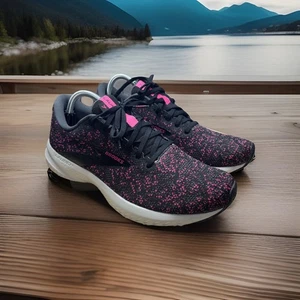 Brooks Launch 7 Damenschuhe Größe 11 Laufen leichte Fitness-Sneaker schwarz/pink - Bild 1 von 13