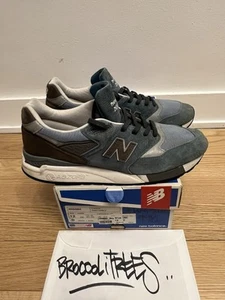 New Balance 998 Sz 12 M998BD 2012 Vintage Blue Denim ALD Kith Made In USA - Picture 1 of 12