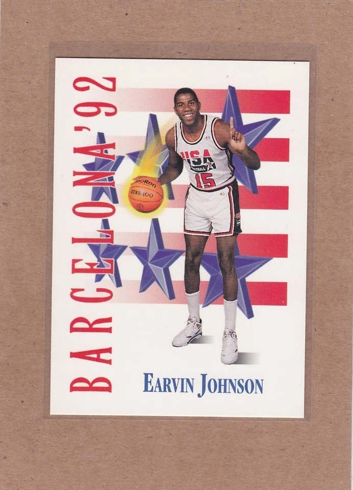 1991-92 SKYBOX BASKETBALL TEAM USA MAGIC JOHNSON #533 NMMT OR BETTER *A39664 - Image 1 of 1