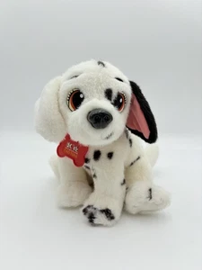 Disney 101 Dalmatians Plush Two Tone Red Collar Tag Vintage Puppy Dog Toy 1996 - Picture 1 of 8