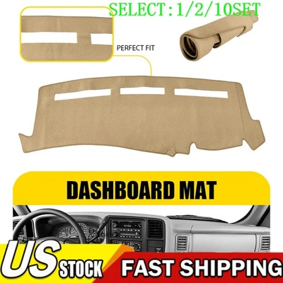 Alfombrilla de tablero para Chevy Silverado 1500 3500 Tahoe 1999-06 1~10X Foto 1 de 4