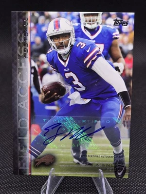 2015 Topps Football - EJ Manuel Field Access Autograph #184 Bills - Image 1 of 2