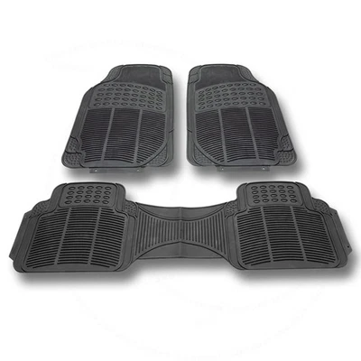 Waterproof Rubber Floor Mats All Weather Carpet Front Rear Trimmable Fit Dodge - Image 1 of 4