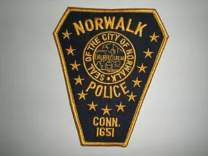 PARCHE DEL DEPARTAMENTO DE POLICÍA NORWALK, CONNECTICUT - Imagen 1 de 1