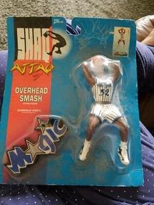1993 Mine O Mine Shaq Attack Figure - Orlando Magic overhead smash - Picture 1 of 2