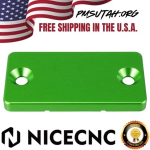 CNC Brake Reservoir Cover 1993-2007 2019-2020 Kawasaki KX250 KX 250 Cap Lid - Picture 1 of 10
