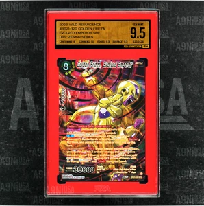 2023 Dragon Ball Super BT21 Wild Resurgence GOLDEN FRIEZA SPR PSGA 9.5 Gem Mint - Picture 1 of 3