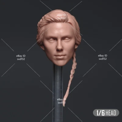 Cabeza esculpida 1:6 Viuda Negra Scarlett Johansson para cuerpo de figura de acción femenina de 12" Foto 1 de 4