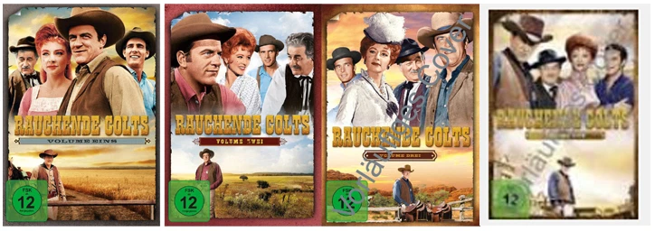 27 DVDs * RAUCHENDE COLTS - VOLUME 1 - 4 IM SET - MB # NEU OVP + - Bild 1 von 1