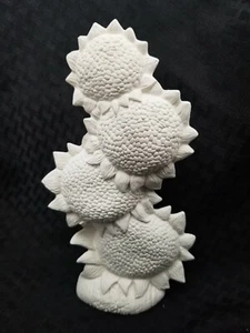 Sonnenblumenstapel lackierfertig, unbemalt Keramikbiskus - Bild 1 von 2