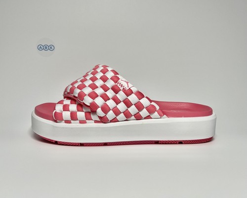 Sandali Nike Air Jordan Sophia Luxe Premium Platform Slides Imbottiti Corallo Tessuto