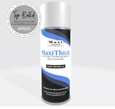 Hair Thickening Spray & Root concealer - Full Salon Size & Professional Quality