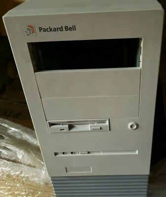 Vintage Packard Bell LPX Multi-Media Tower case Pentium Vintage RARE w/ power 2 - Image 1 of 2