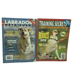 Set of 2 Training Magazines for Labrador Retrievers Dogs Puppies Books - Imagen 1 de 9