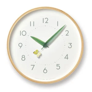 1-Day Ship Lemnos wall clock MONKI perch analog SUR18-16 - Picture 1 of 1