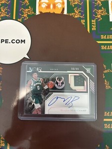 2022-2023 MarJon Beauchamp Noir Rookie Patch Autograph 90/99