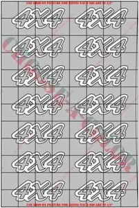 Máscara de pintura corporal a escala 4x4 para camión de radiocontrol SCL1008P-X en colores - Imagen 1 de 4