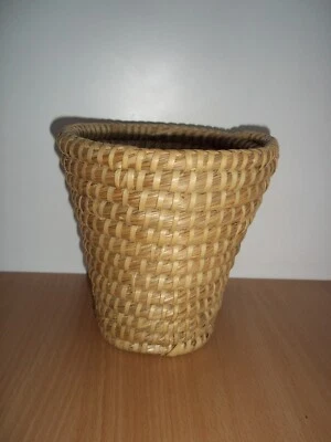 Korb Übertopf 17 x 16,5 cm Seegras Sisal rustikal NEU - Bild 1 von 4