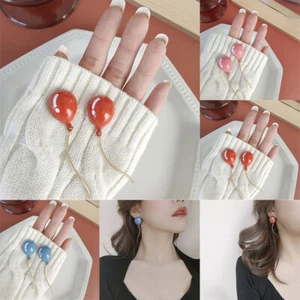 Balloon Earrings Sweet Cute Earring Funny Design Tassel Valentine's Day Gifts - Picture 1 of 12