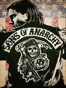 Sons of Anarchy TV Serie Metall Plaketten Kunst Poster Bild - Bild 1 von 2