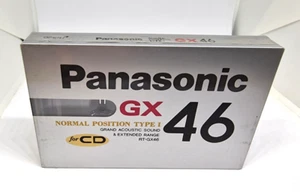 PANASONIC GX 46 Blank Cassette Tape (Sealed) NEW - Picture 1 of 5