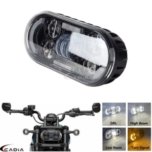 LED Headlight White DRL Amber Turn Lights For Harley Sportster S RH1250S 2021-24 - Bild 1 von 12