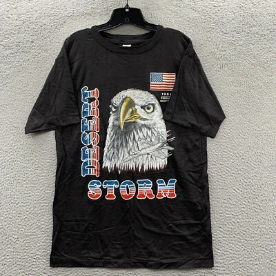 Camiseta DE COLECCIÓN Tormenta del Desierto 1991 Guerra del Golfo Pérsico Para Hombre Grande Puntada Única* Foto 1 de 4