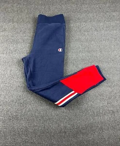 Champion Reverse Weave Jogger Pants Navy Red Kids Size Large - Picture 1 of 9