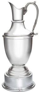 Golf Trophäe mittel 240 mm Zinn Claret Krug und Sockel perfekt zum Gravieren - Bild 1 von 2