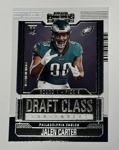2023 Panini Contenders Draft Class Contenders #11 Jalen Carter RC Rookie Eagles - Picture 1 of 2