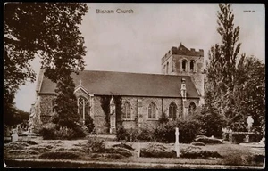 All Saints Church Bisham Berkshire RP Postcard - Picture 1 of 2