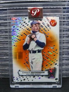2023 Topps Pristine Christy Mathewson Orange Refractor #11/25 Giants