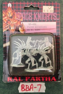 25mm Ral Partha Space Knights 93-491 Psion Assassins Lot BBA-7 - Picture 1 of 1