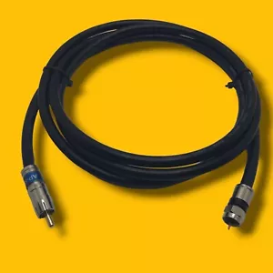 Atari Nintendo Sega 6ft. RF Cable RCA to Coax F Connector - Picture 1 of 3