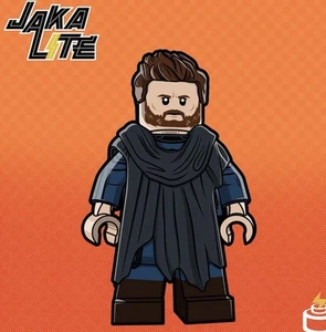 Jaka Brick Lite Flaming Trash Talker Human Torch Custom Lego Minifigure - Picture 1 of 2